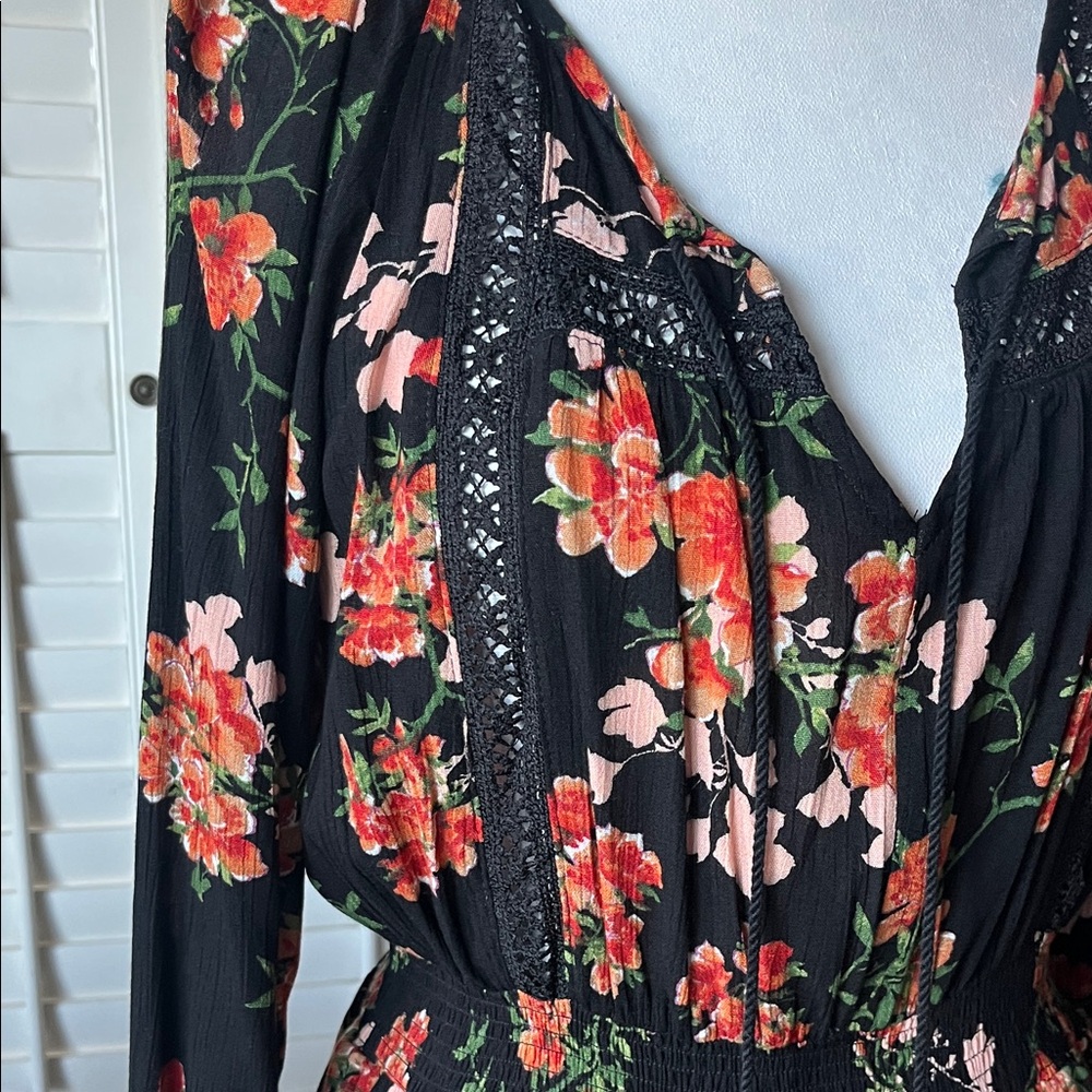 GiGio Boho Floral Babydoll Dress 🌸 - Picture 3 of 10